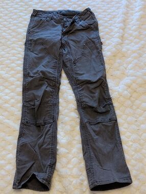 Dovetail Women's Grey Cargo Workpants